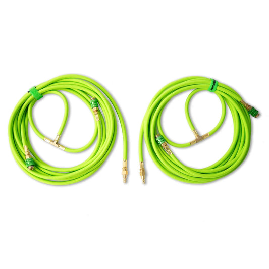 MORRFlate Braided Quad+: 4-Tire Hose Kit, Up to 155" Wheelbase