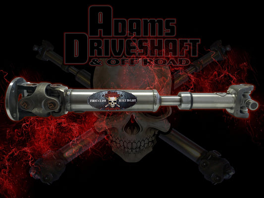 Adams Driveshaft TJ Rubicon Rear 1310 CV Driveshaft With 1330 Rear Pinion Extreme Duty Series