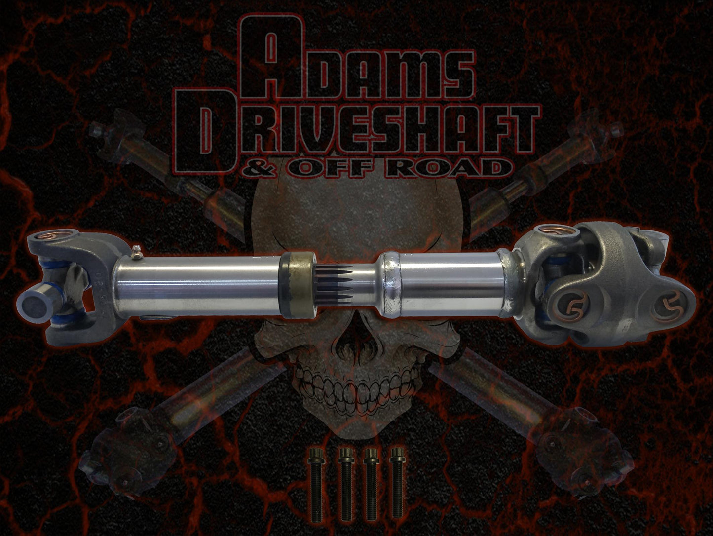 Adams Driveshaft YJ Rear 1310 CV Driveshaft 1994 - 1995 Heavy Duty Series