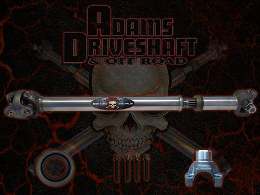 Adams Driveshaft YJ Rear 1310 CV Driveshaft 1987 - 1993 Heavy Duty Series