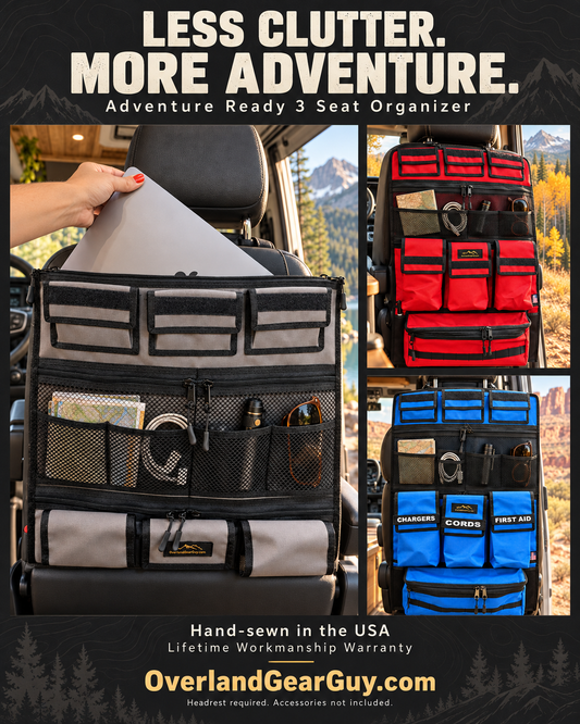 Adventure Ready 3 Seat Organizer