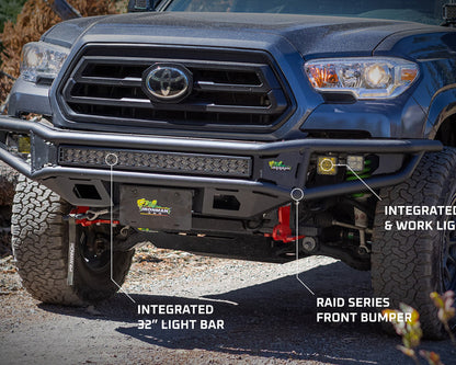 Raid Front Bumper Kit for Toyota Tacoma (2016-2023)