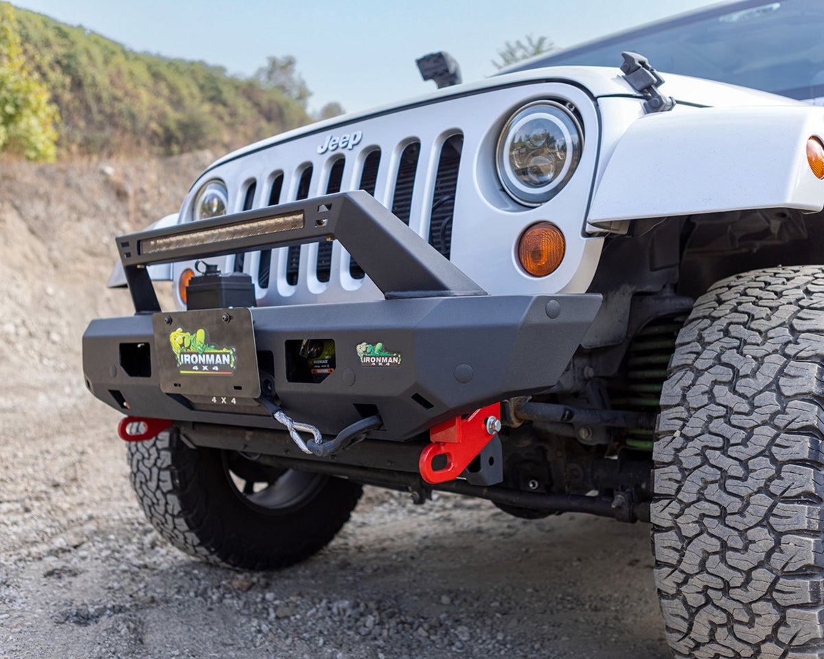 Raid Stubby Front Bumper Kit for Jeep Wrangler JK (2007-2017)