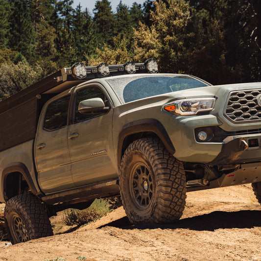 Tacoma Rock Sliders Drivers Side Sub Part For 05-23 Toyota Tacoma Black Powdercoat Steel Rock Slide Engineering