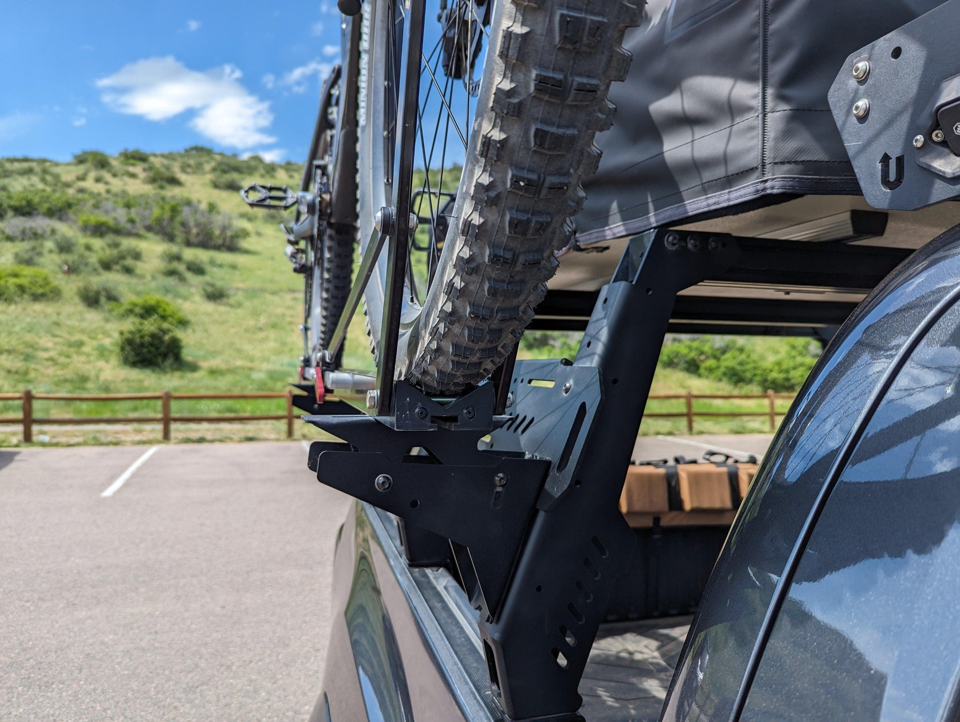 BIKE BR (Bed Rack) Mount V2-Brackets-upTOP Overland-upTOP Overland
