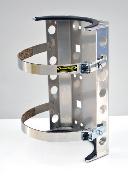 CO2 Tank Super Bracket Lockable Straps 20 Lb 8 Inch Diameter Aluminum Power Tank