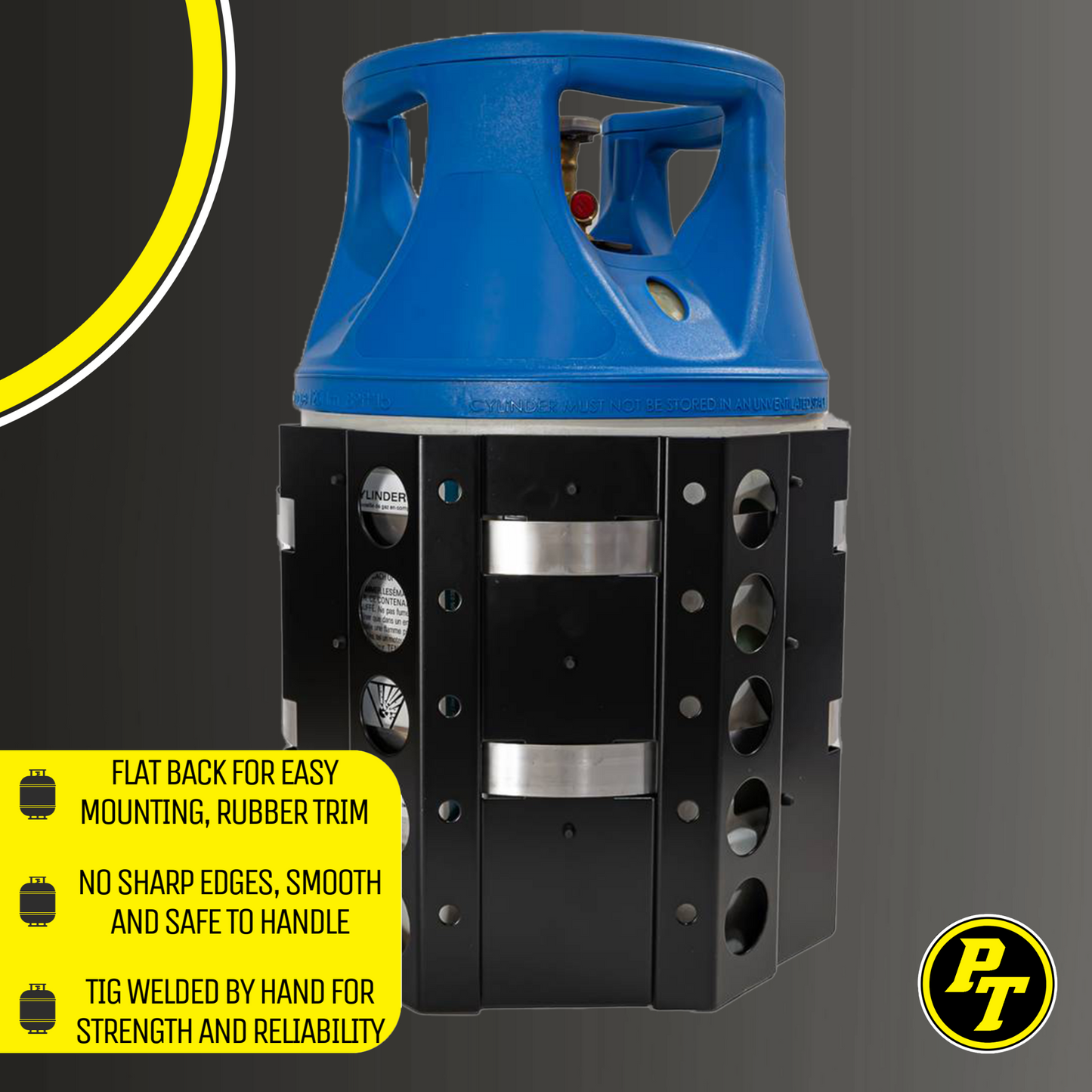 Foraker MARINE Bracket for 17 lb and 22 lb Viking Composite Propane Tank