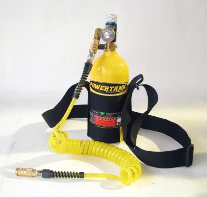 CO2 Tank 2.5 Lb 72 Cu N2 Shoulder Sling Power Tank