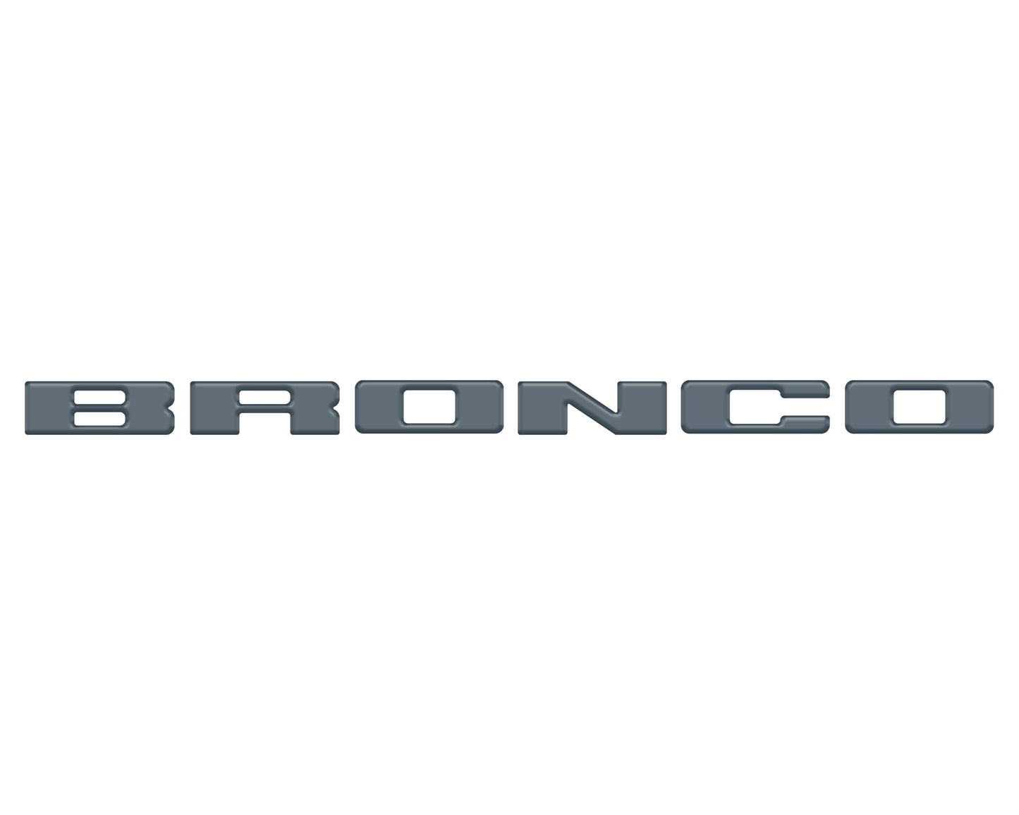 Front Grille Letters Overlays Fits 2021-2026 Ford Bronco Sport