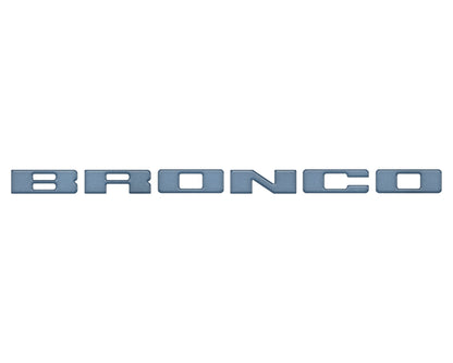 Front Grille Letters Overlays Fits 2021-2026 Ford Bronco Sport