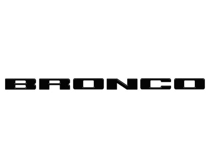 Front Grille Letters Overlays Fits 2021-2026 Ford Bronco Sport