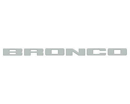 Front Grille Letters Overlays Fits 2021-2026 Ford Bronco Sport
