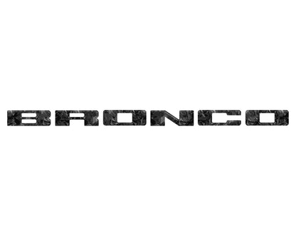 Front Grille Letters Overlays Fits 2021-2026 Ford Bronco Sport