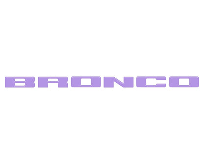Front Grille Letters Overlays Fits 2021-2026 Ford Bronco Sport