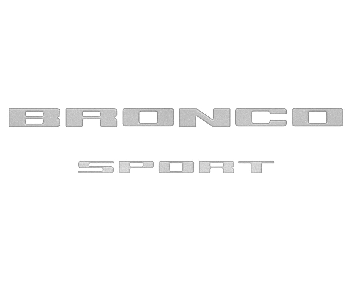 Rear Liftgate Letter Overlays Fits 2021-2027 Ford Bronco Sport