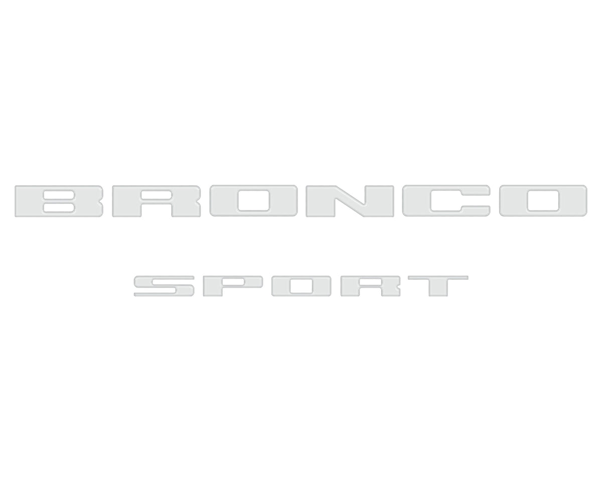 Rear Liftgate Letter Overlays Fits 2021-2027 Ford Bronco Sport