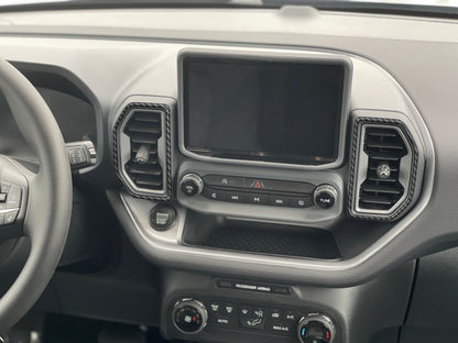 A/C Vent Surround Accent Overlays Fits 2021-2024 Ford Bronco Sport