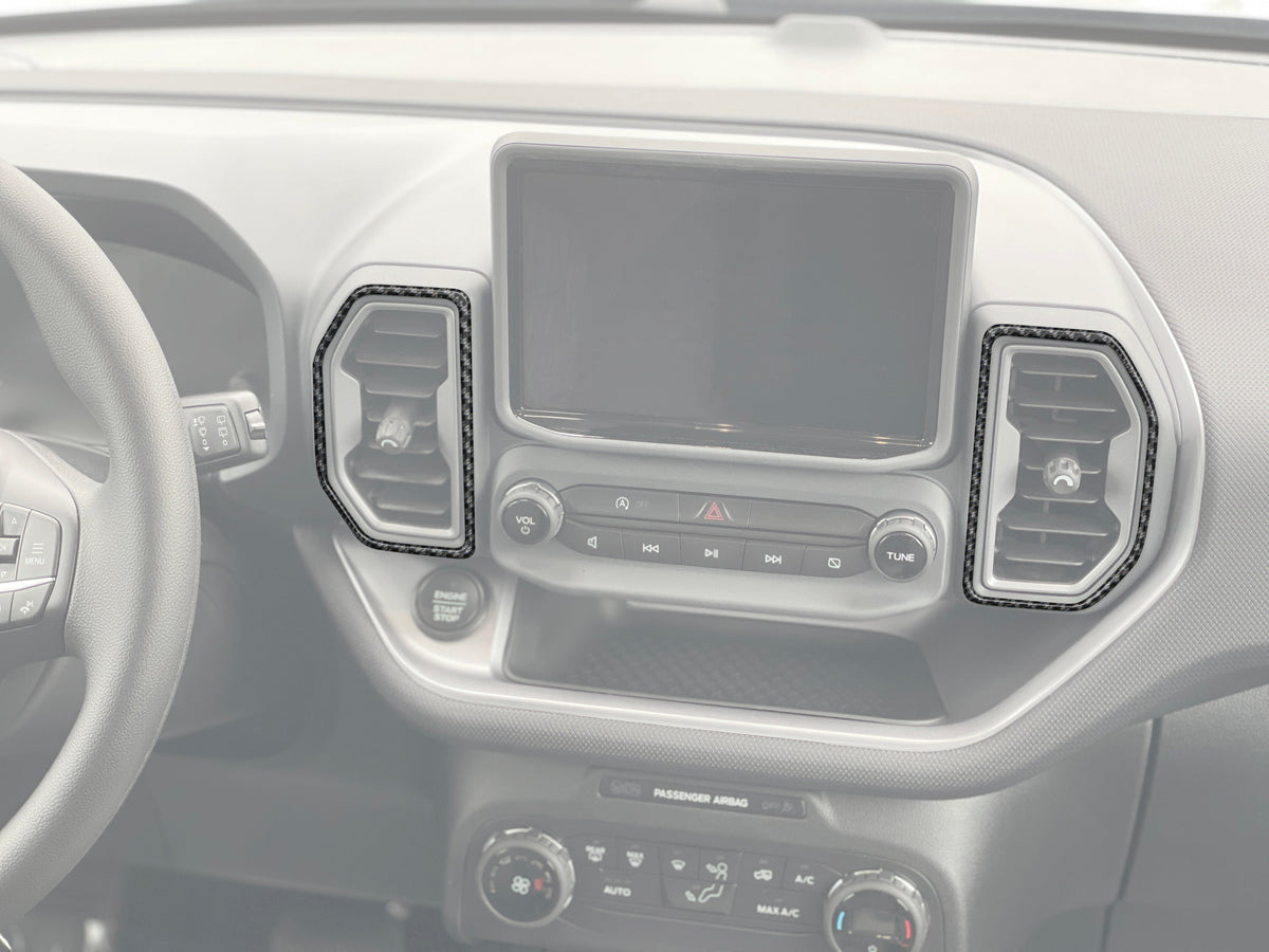 A/C Vent Surround Accent Overlays Fits 2021-2024 Ford Bronco Sport