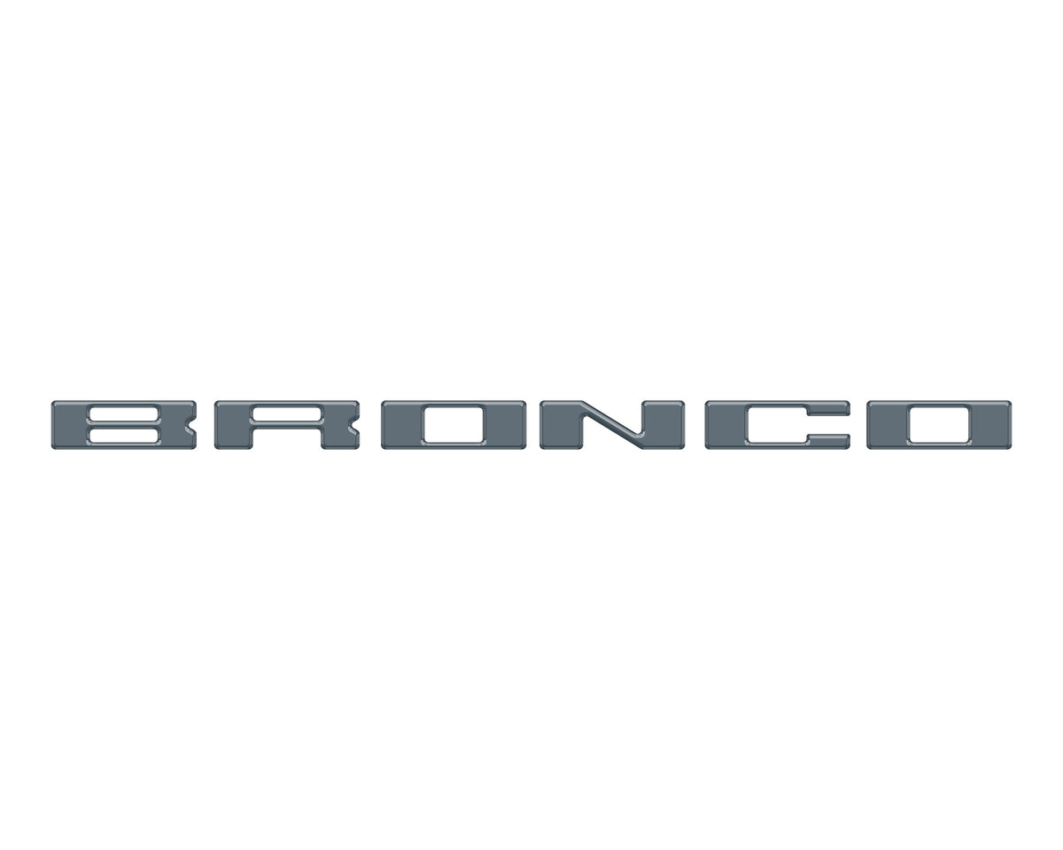 Glove Box Letters Inserts Fits 2021-2027 Ford Bronco