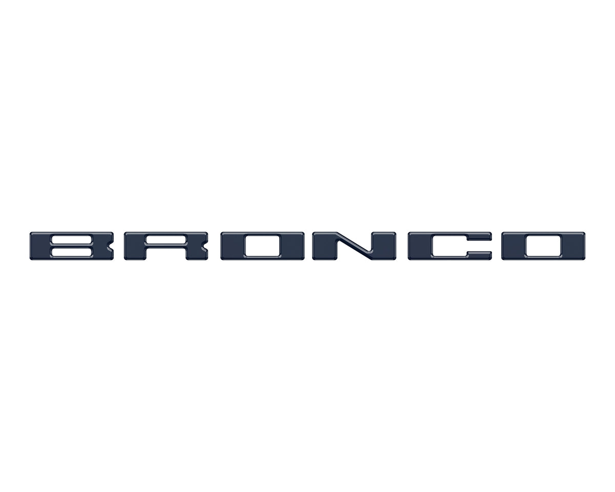 Glove Box Letters Inserts Fits 2021-2027 Ford Bronco