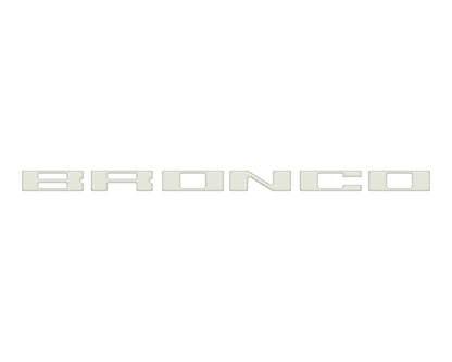 Glove Box Letters Inserts Fits 2021-2027 Ford Bronco