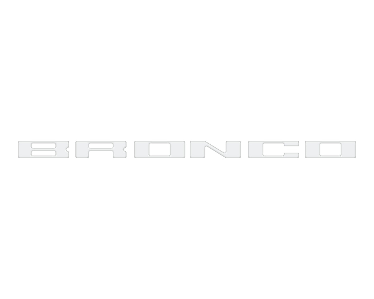 Glove Box Letters Inserts Fits 2021-2027 Ford Bronco