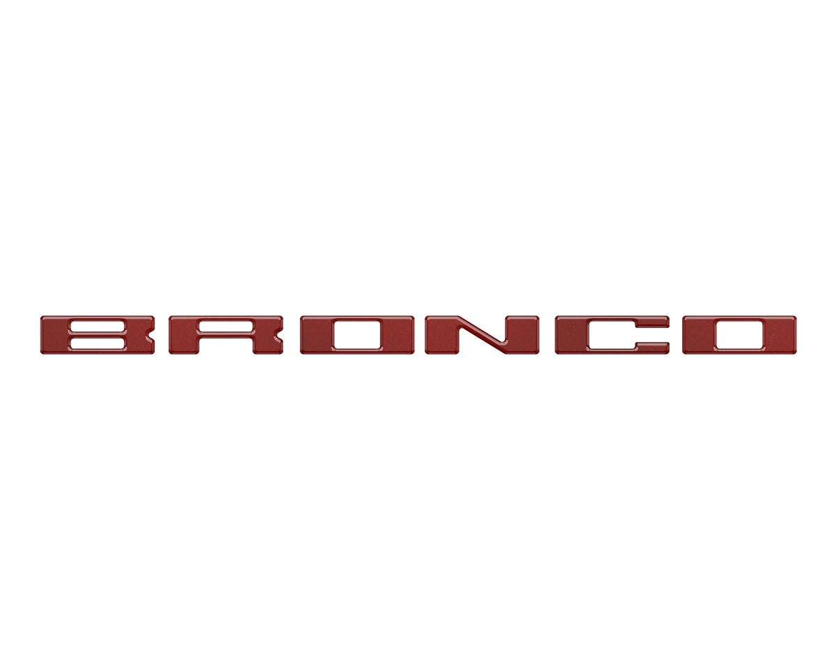 Glove Box Letters Inserts Fits 2021-2027 Ford Bronco
