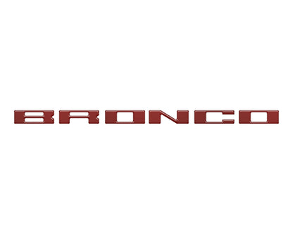 Glove Box Letters Inserts Fits 2021-2027 Ford Bronco