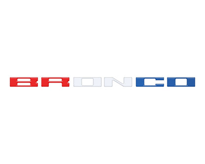 Glove Box Letters Inserts Fits 2021-2027 Ford Bronco