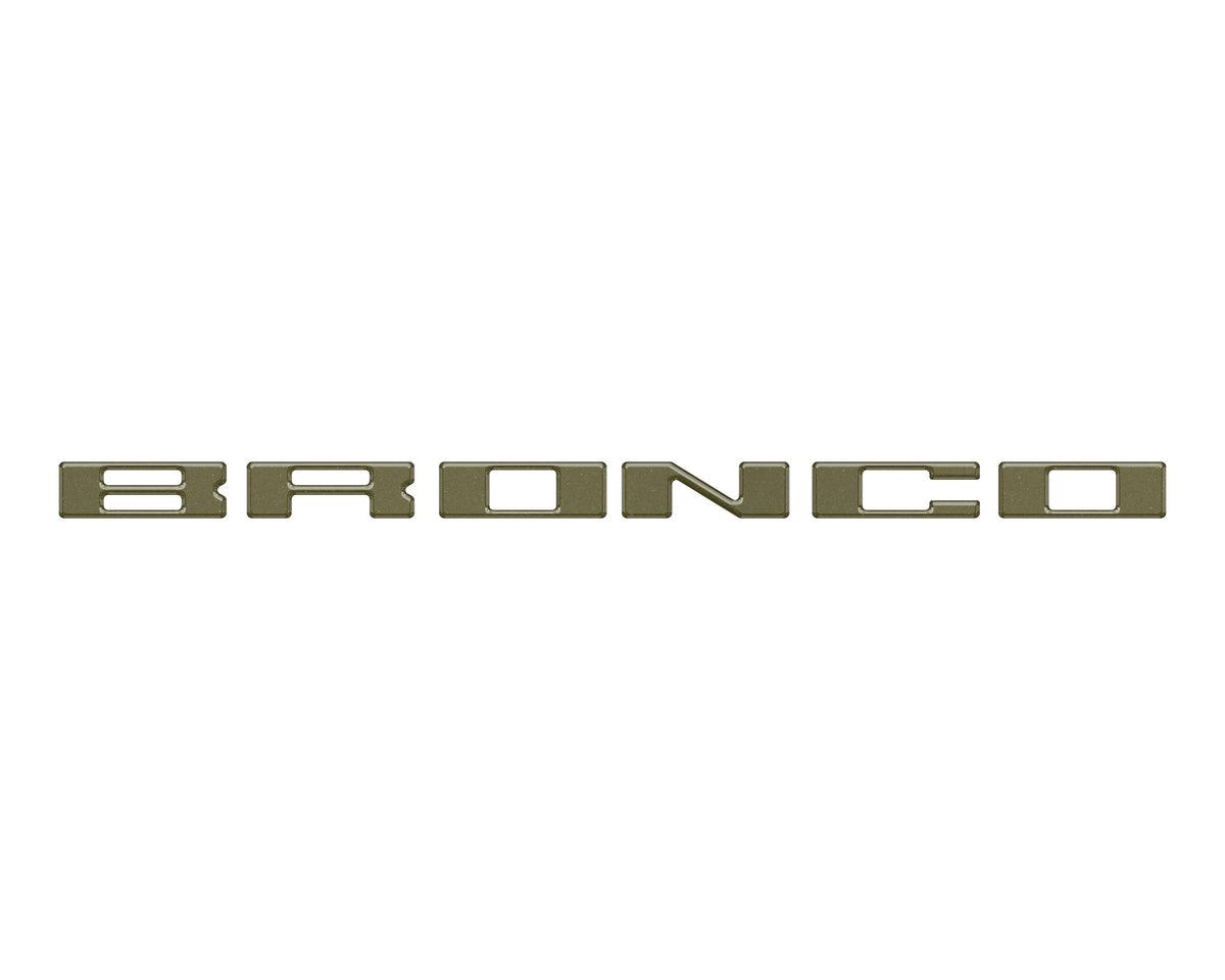 Glove Box Letters Inserts Fits 2021-2027 Ford Bronco