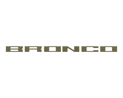 Glove Box Letters Inserts Fits 2021-2027 Ford Bronco