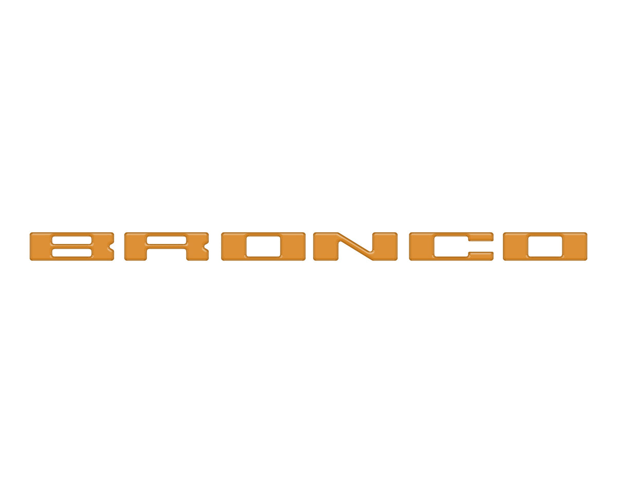 Glove Box Letters Inserts Fits 2021-2027 Ford Bronco
