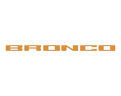 Glove Box Letters Inserts Fits 2021-2027 Ford Bronco