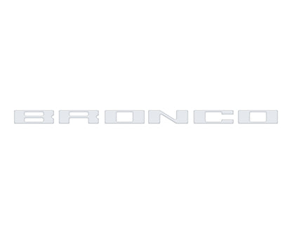 Glove Box Letters Inserts Fits 2021-2027 Ford Bronco