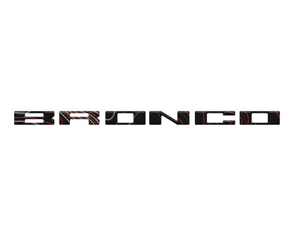 Glove Box Letters Inserts Fits 2021-2027 Ford Bronco
