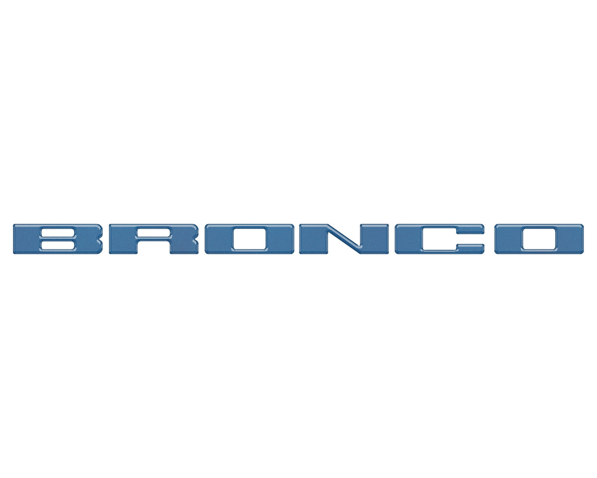 Front Grille Letter Overlays Fits 2021-2027 Ford Bronco