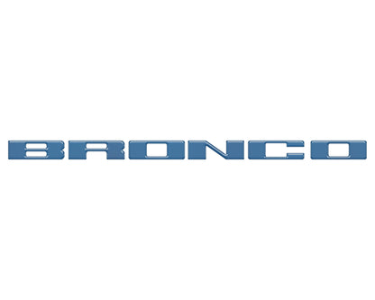 Front Grille Letter Overlays Fits 2021-2027 Ford Bronco