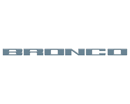 Front Grille Letter Overlays Fits 2021-2027 Ford Bronco