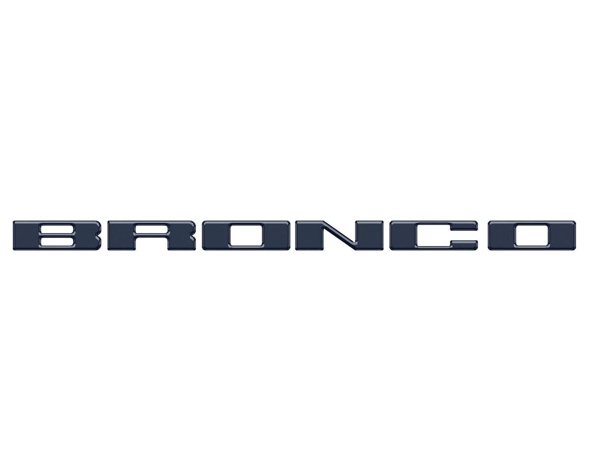Front Grille Letter Overlays Fits 2021-2027 Ford Bronco