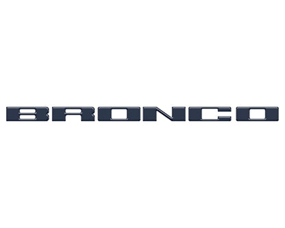 Front Grille Letter Overlays Fits 2021-2027 Ford Bronco