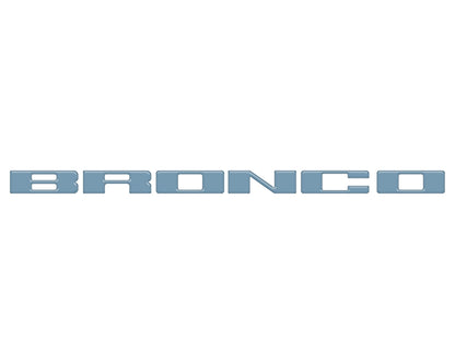 Front Grille Letter Overlays Fits 2021-2027 Ford Bronco