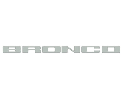 Front Grille Letter Overlays Fits 2021-2027 Ford Bronco