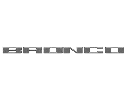 Front Grille Letter Overlays Fits 2021-2027 Ford Bronco