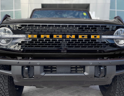 Front Grille Letter Overlays Fits 2021-2027 Ford Bronco