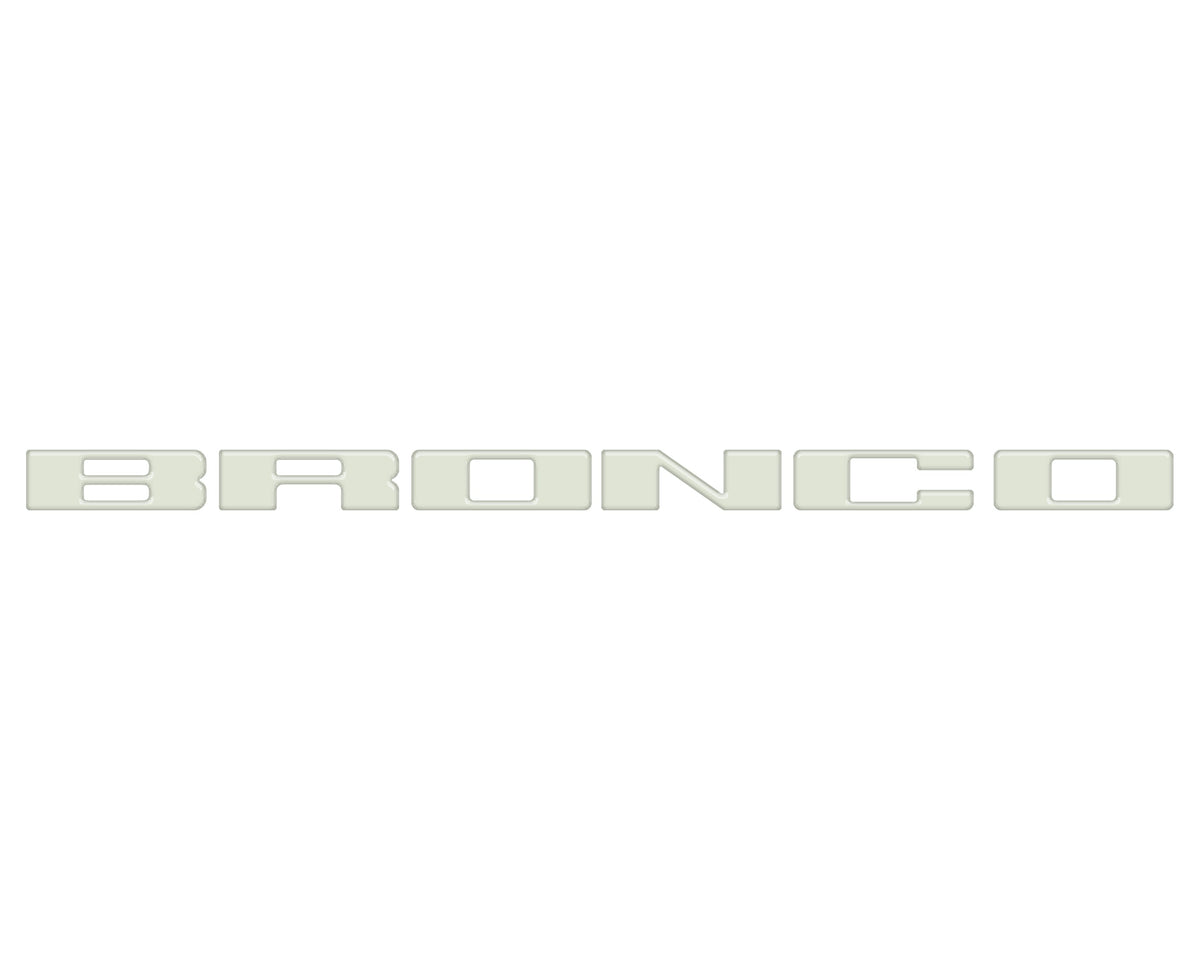 Front Grille Letter Overlays Fits 2021-2027 Ford Bronco