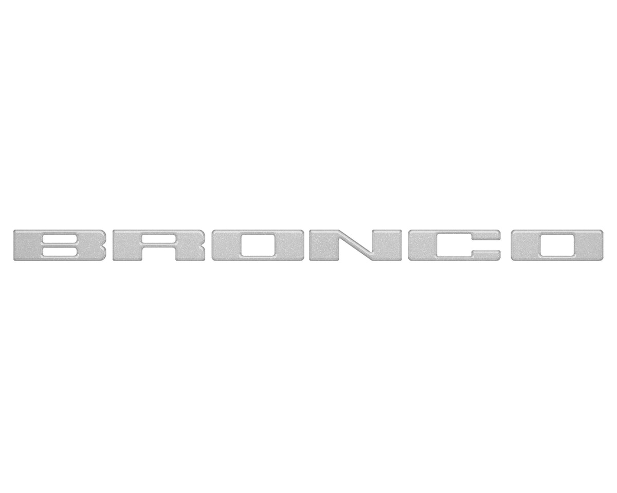 Front Grille Letter Overlays Fits 2021-2027 Ford Bronco