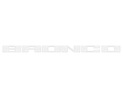Front Grille Letter Overlays Fits 2021-2027 Ford Bronco