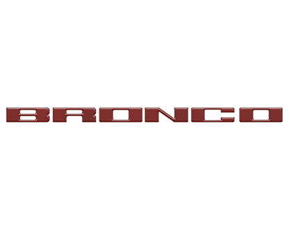 Front Grille Letter Overlays Fits 2021-2027 Ford Bronco