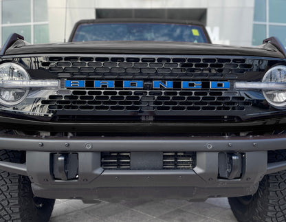 Front Grille Letter Overlays Fits 2021-2027 Ford Bronco