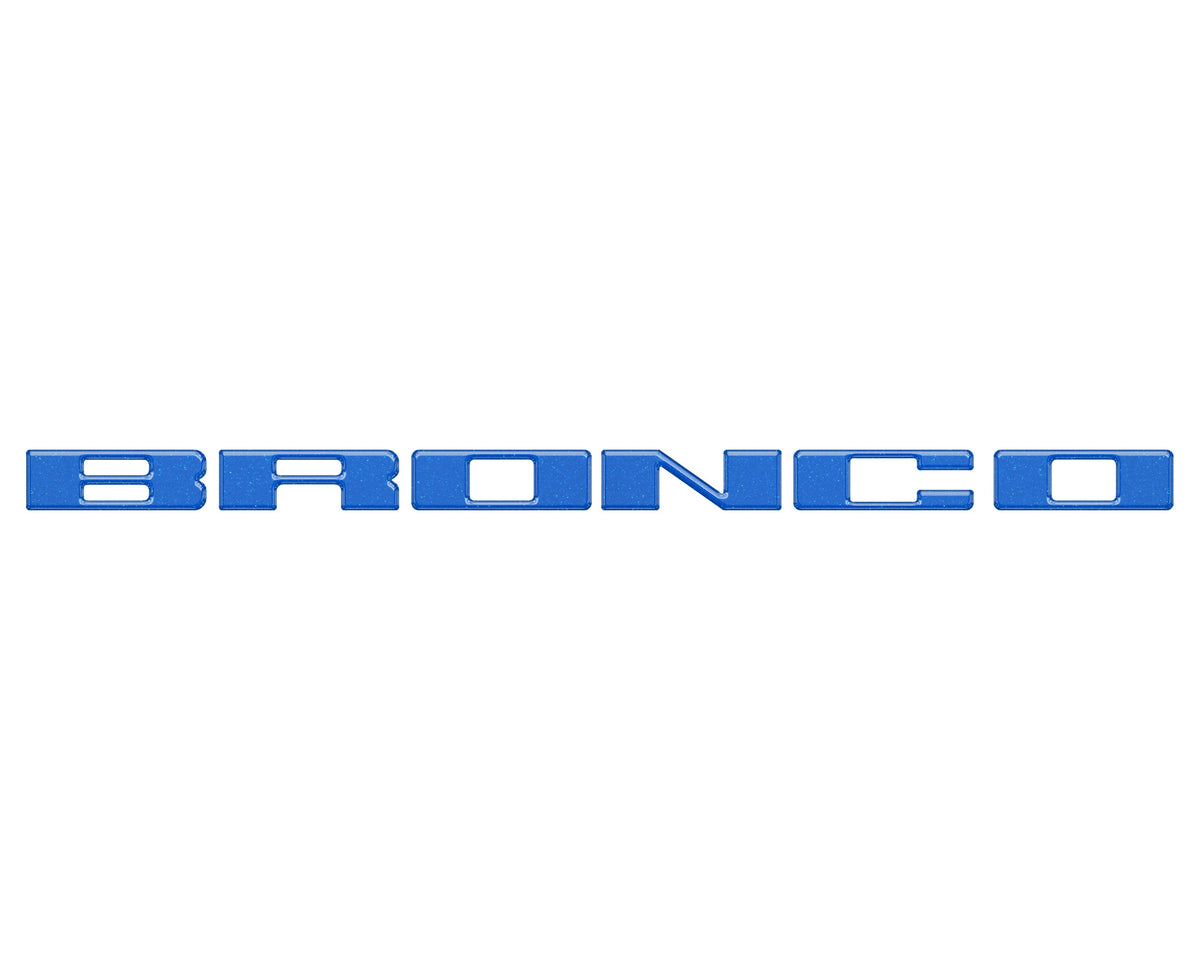 Front Grille Letter Overlays Fits 2021-2027 Ford Bronco